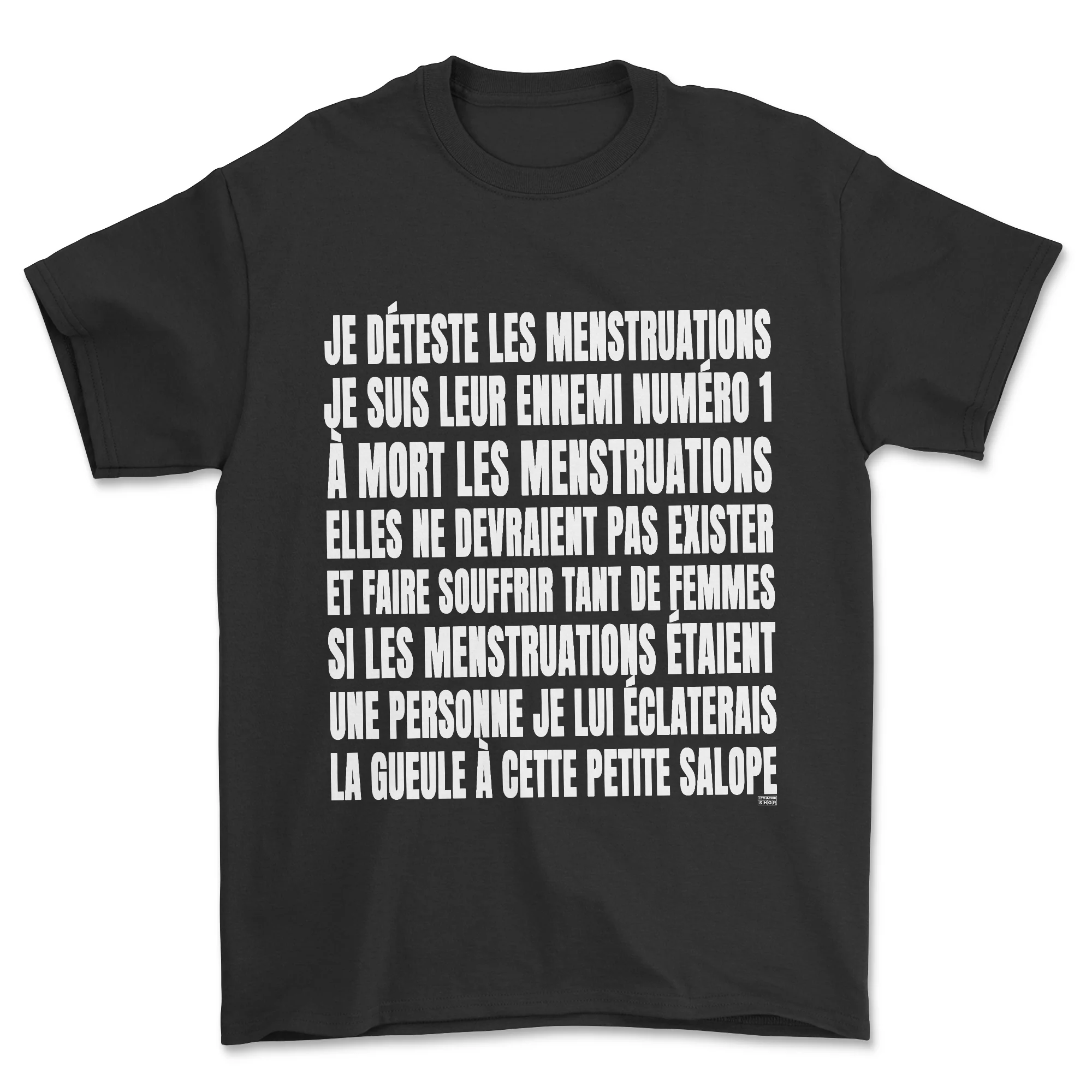 T-shirt - Je déteste les menstruations - Image 2