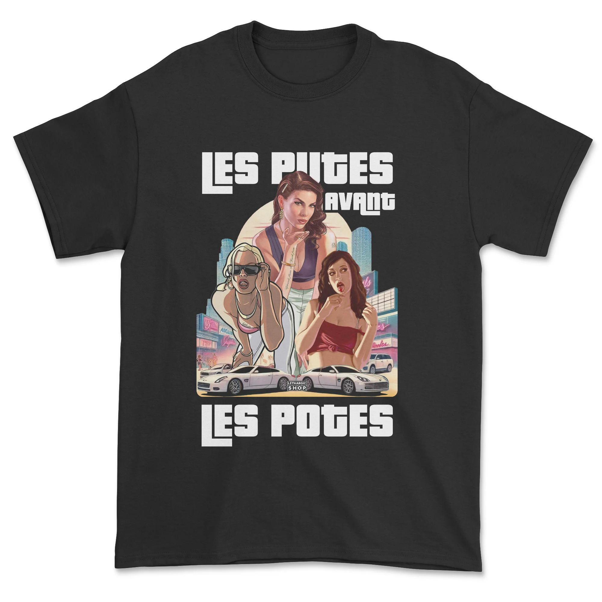 T-shirt - Les putes avant les potes - Image 2