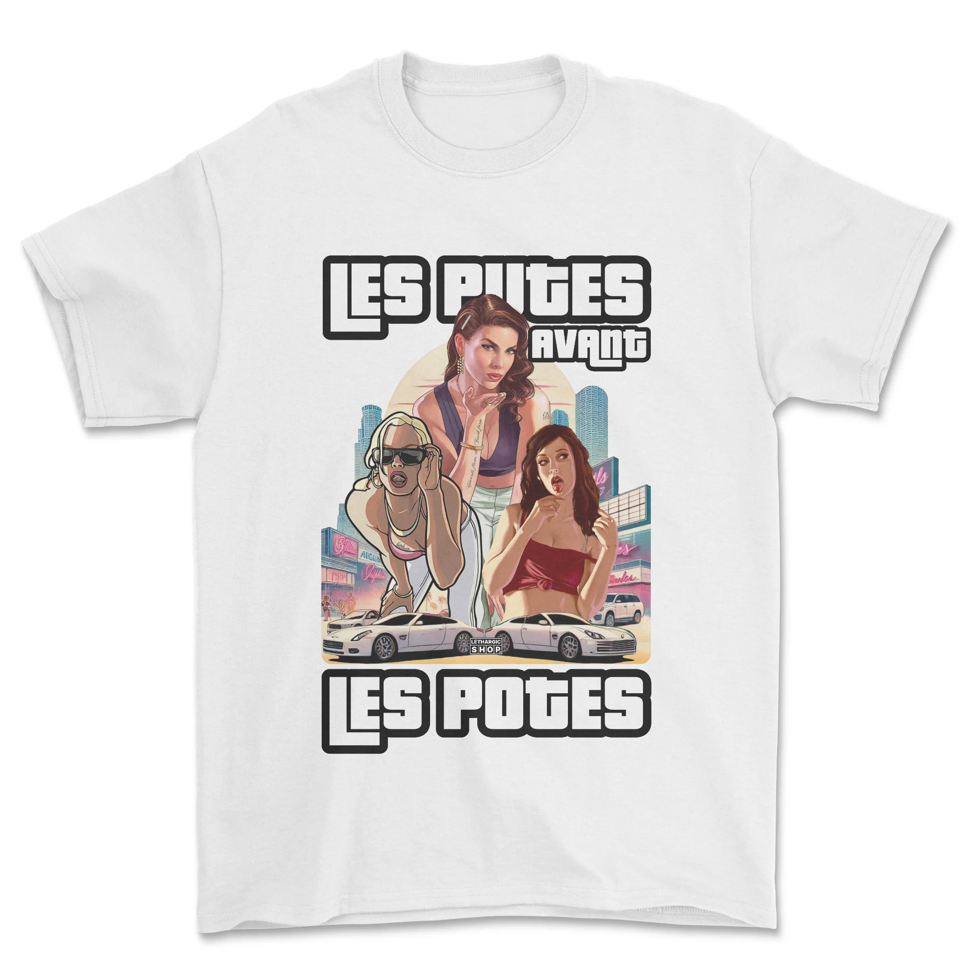T-shirt - Les putes avant les potes - Image 3