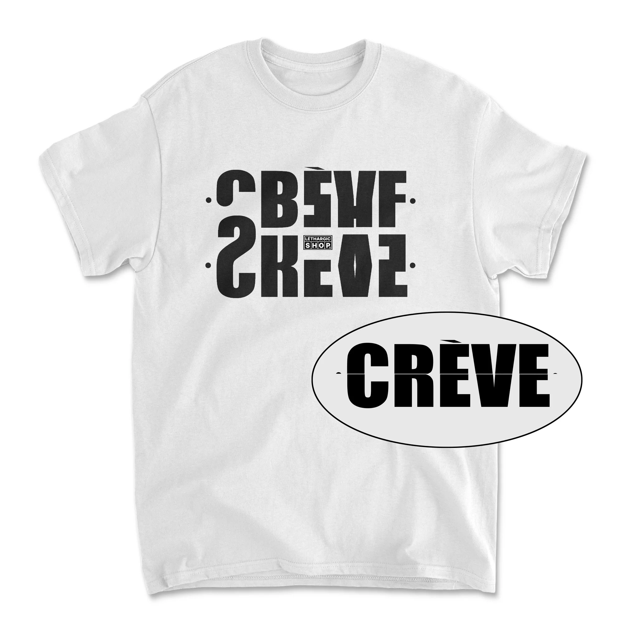 T-shirt - Message secret CRÈVE - Image 2