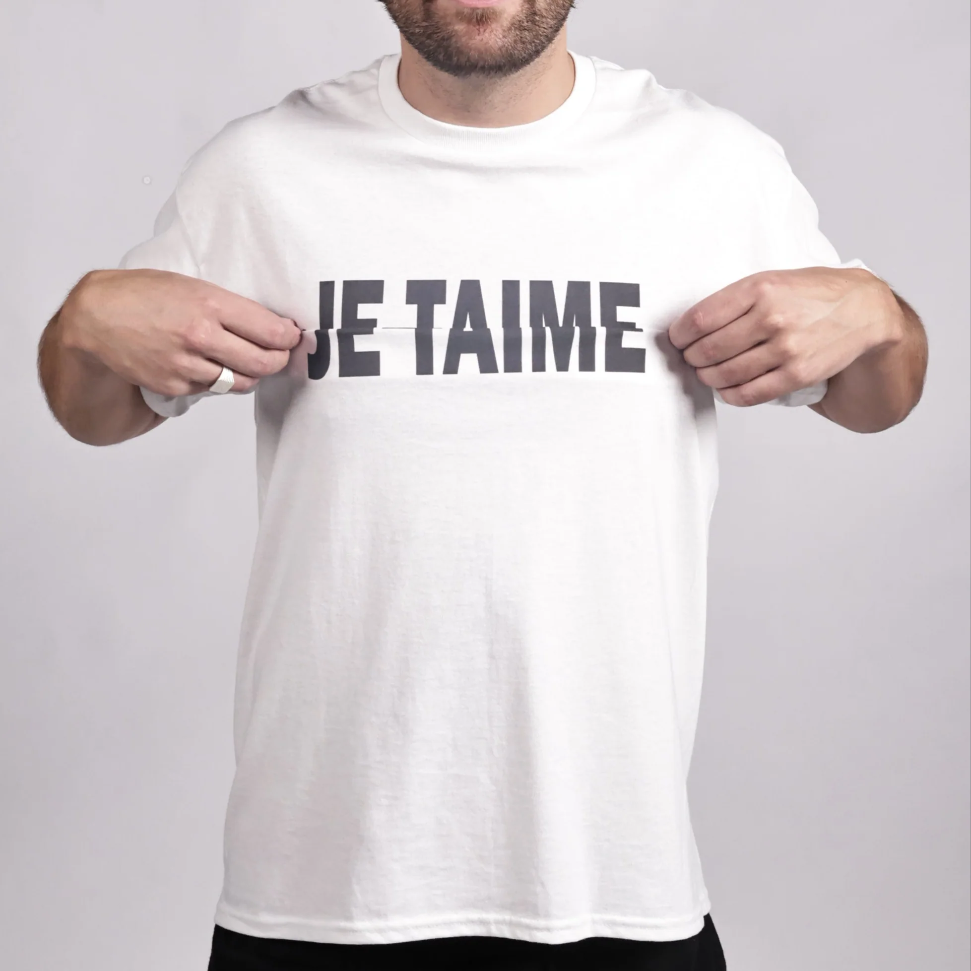 T-shirt  - Message secret JE T'AIME - Image 3