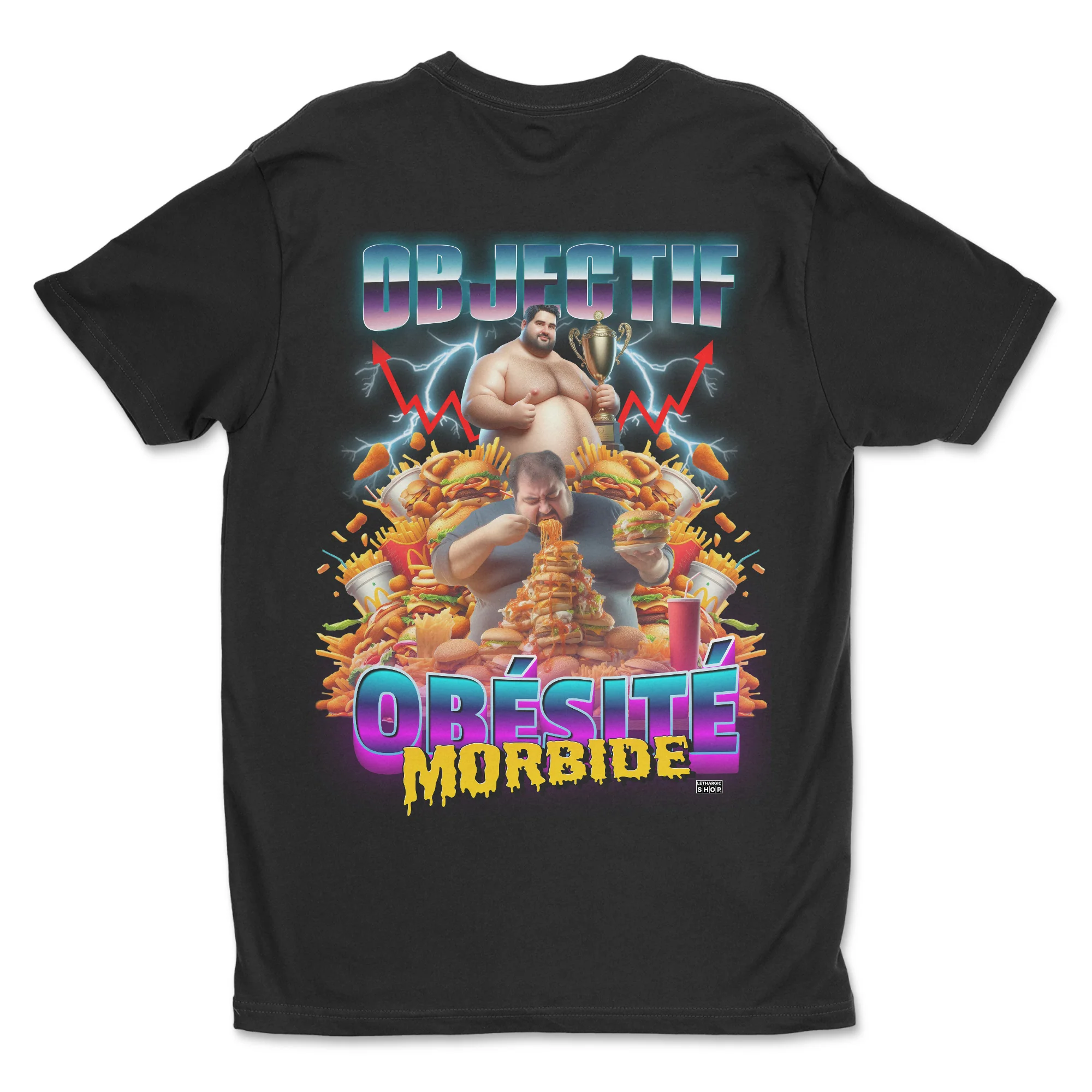 T-shirt - Objectif obésité morbide (impression arrière)
