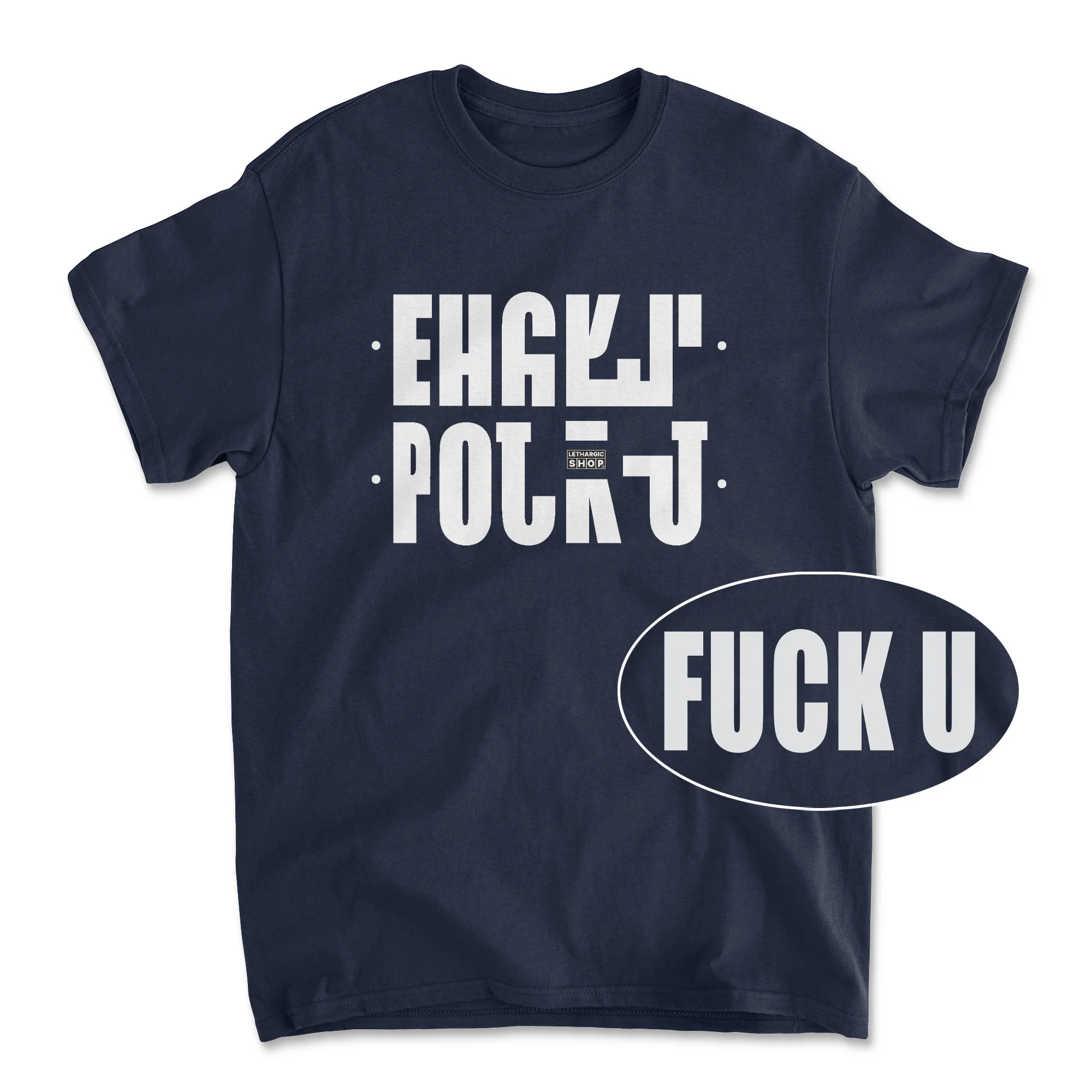 T-shirt premium - secret message FUCK U - Image 3